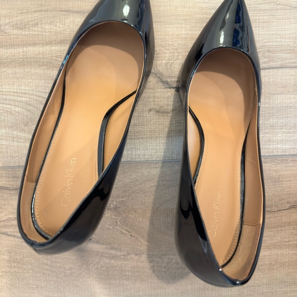 Calvin Klein Black Patent Heels - Picture 7 of 7